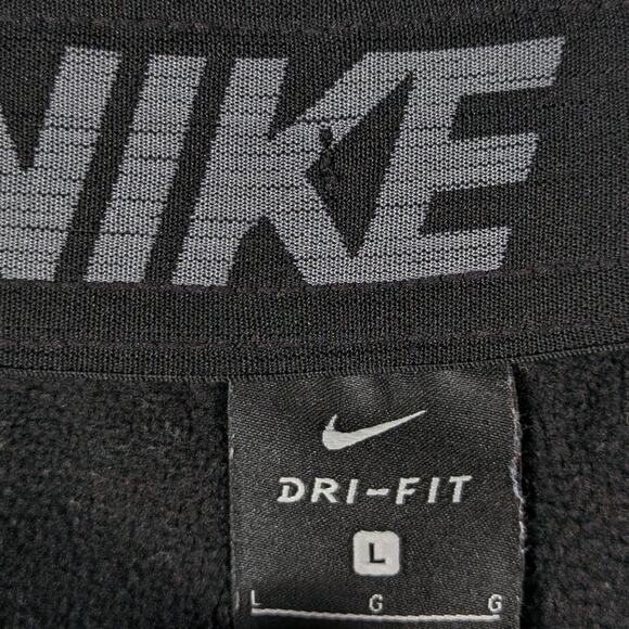 Nike Dri-FIT Pants Men L Black Athletic Tapered Training Joggers Polyester Gym - Picture 4 of 4
